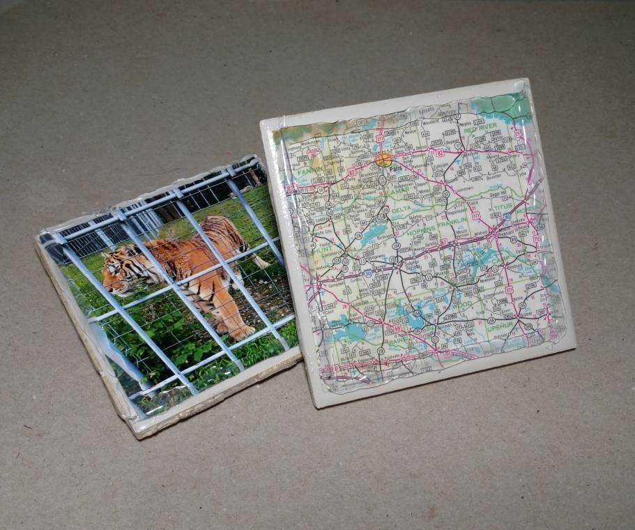 No Leak Tile Coasters