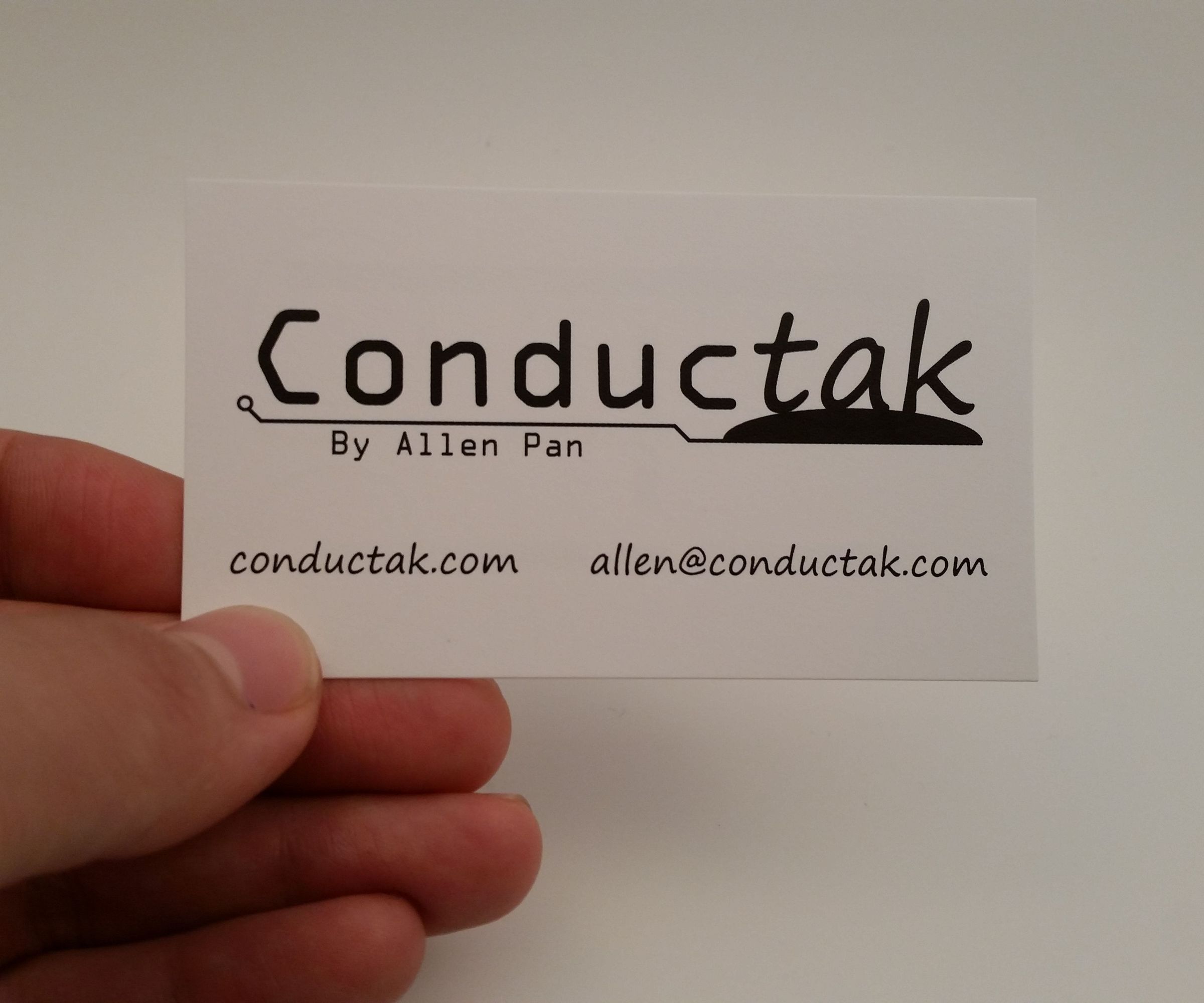 Conductak Business Card Flashlight!