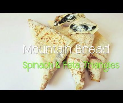 Mountain Bread™ - Spinach & Feta Triangles