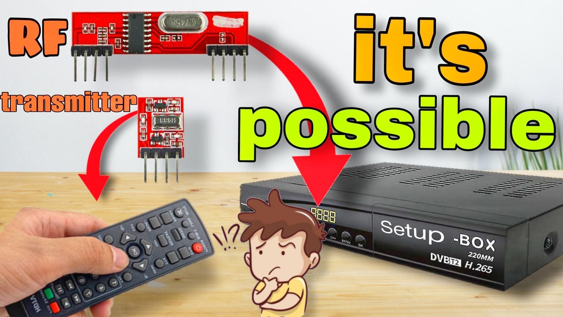 IR Remote Upgrade to Rf 3 Steps Instructables