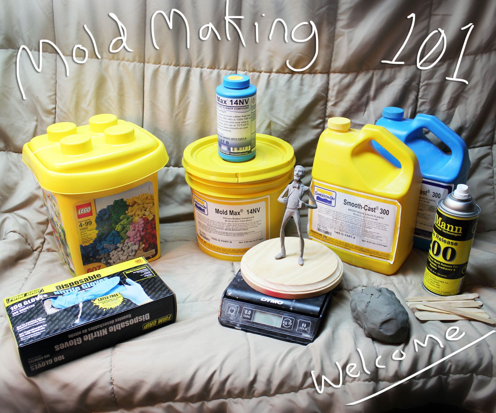 Make a Mold for Your Sculpt or 3D Print!