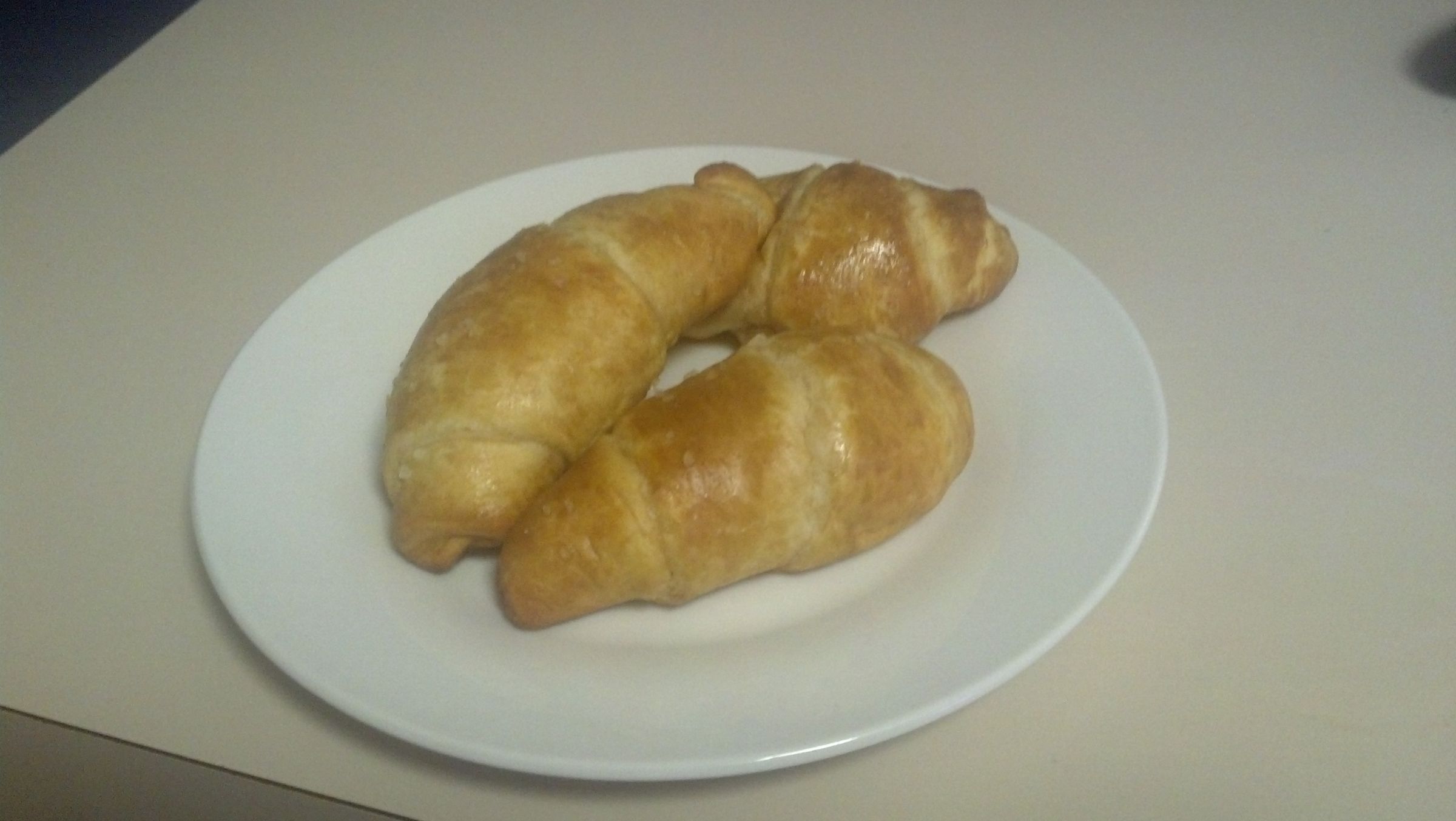 Cheese Filled Salted Beer Pretzel Croissants