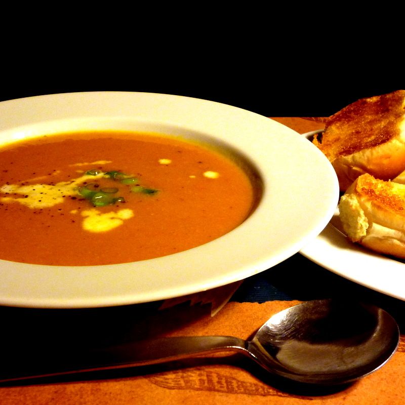 Curried Pumpkin and Bacon Soup
