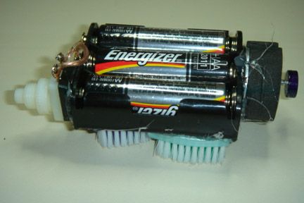 Bristle Bot from PS2 Controller Motor