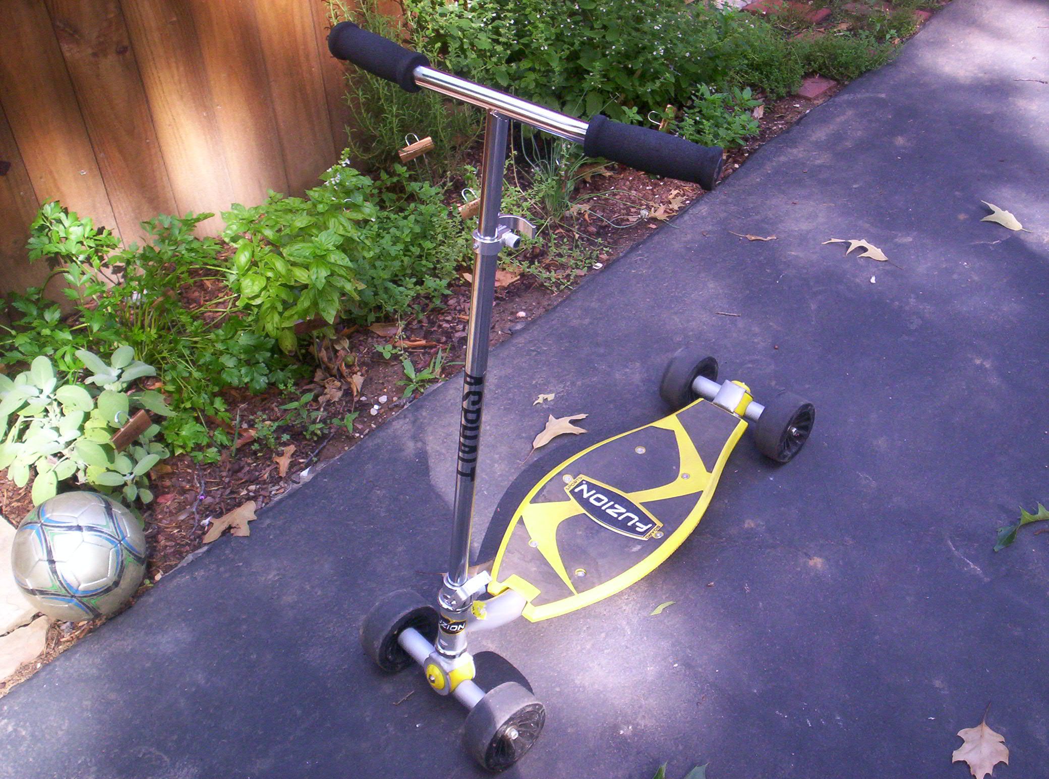 Scooter Soccer 3 Steps Instructables