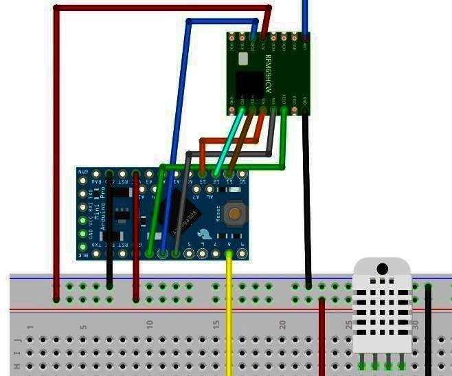 LORA Temperature and Humidity Sensor