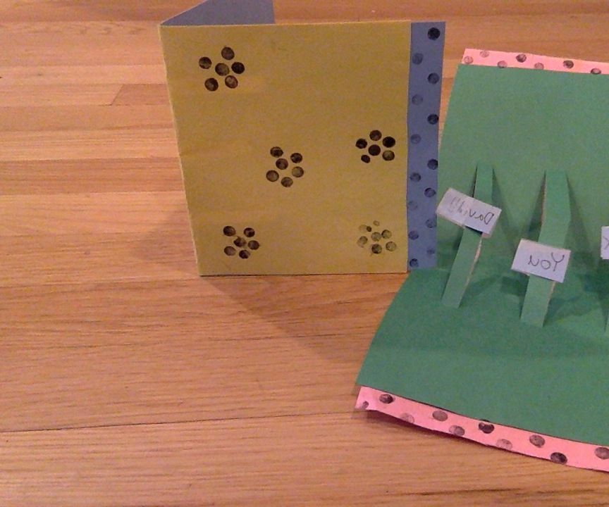 3D Art Deco Card( With Homemade Stamps)