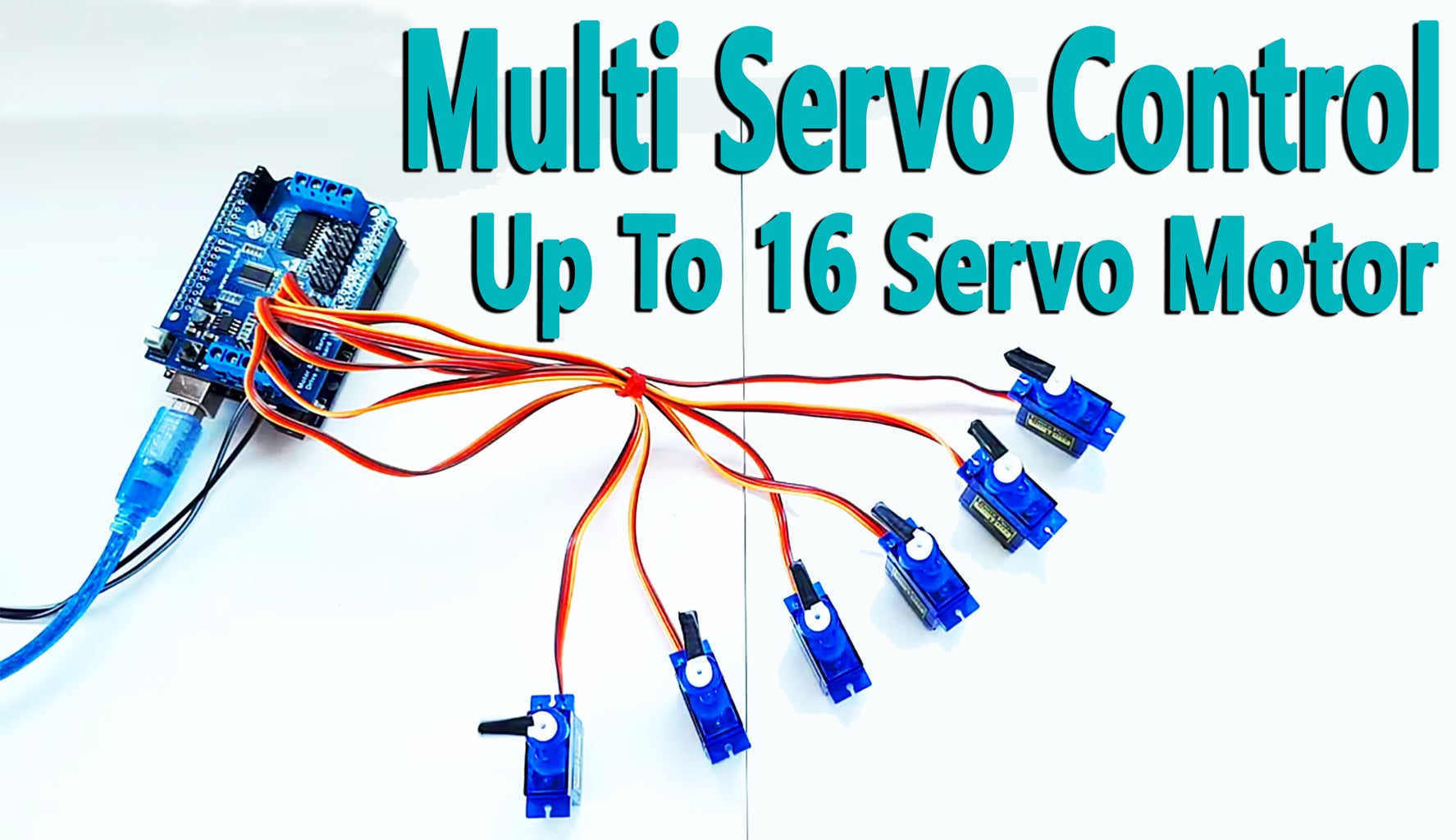Arduino - Multi Servo Control Up to 16 With Arduino : 3 Steps ...