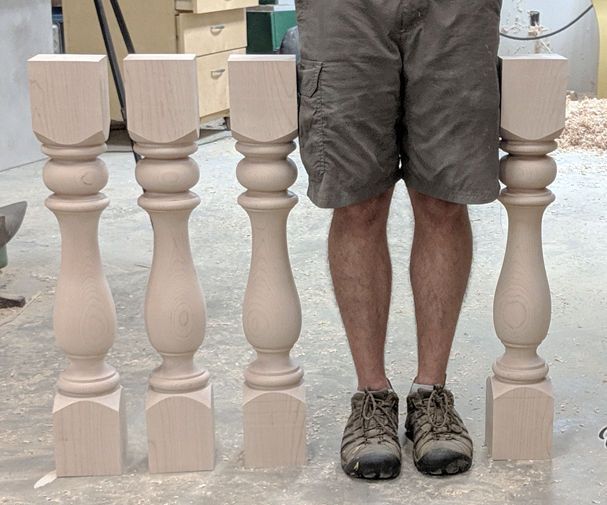 How to Make Identical Table Legs on a Wood Lathe