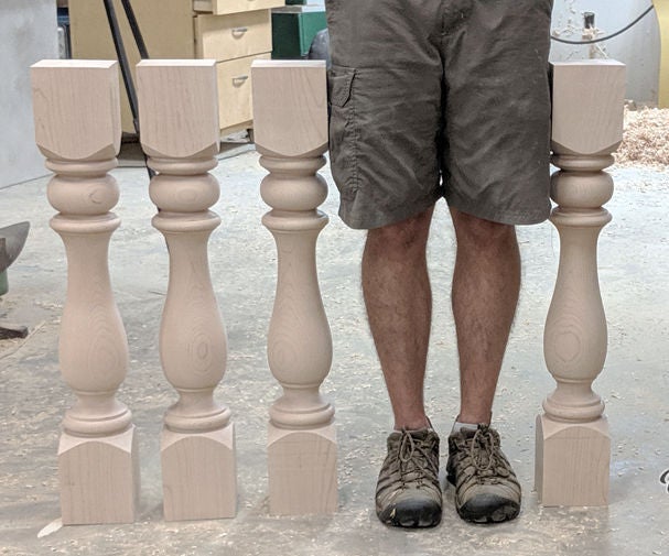 How to Make Identical Table Legs on a Wood Lathe 4 Steps (with