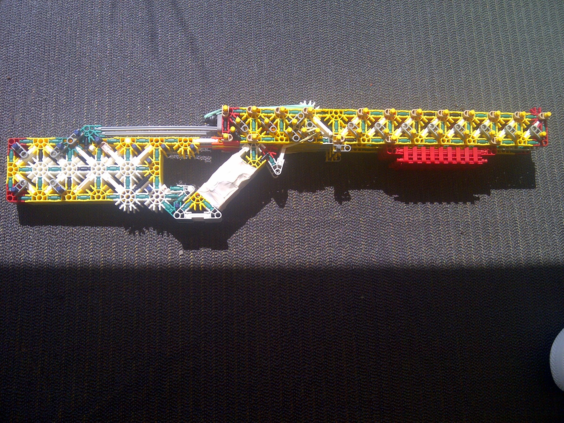Knex double barrel break action shotgun