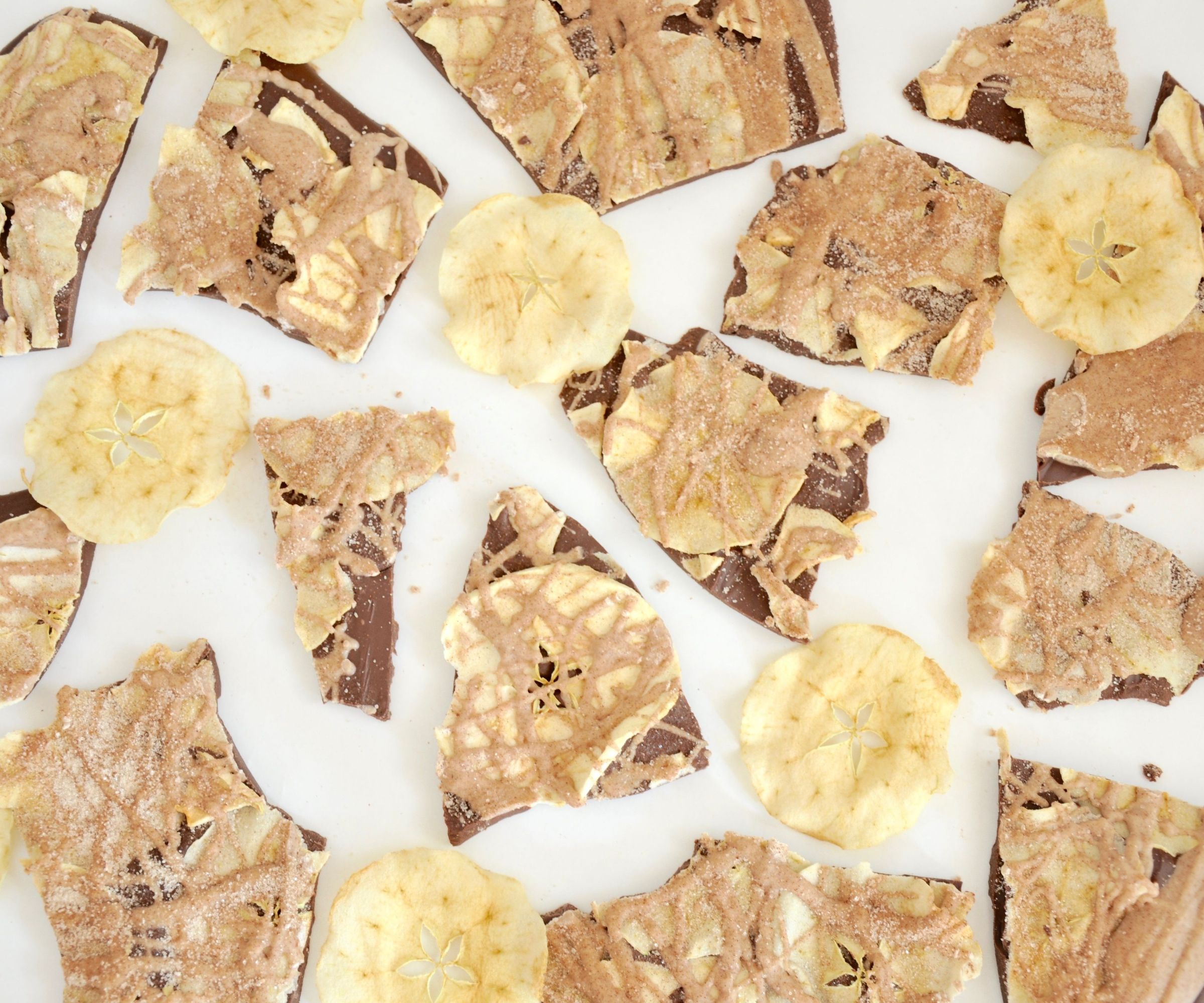 Cinnamon Apple Chocolate Bark