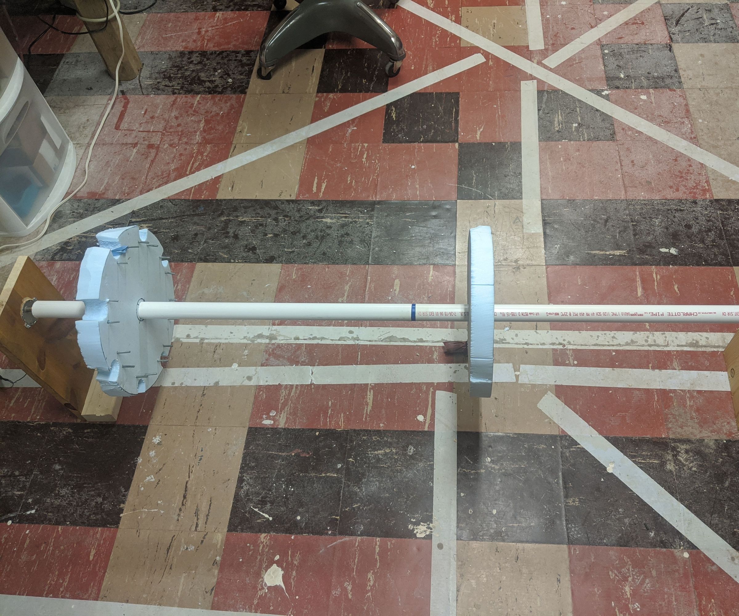 Collapsible Drum Style Rod Dryer
