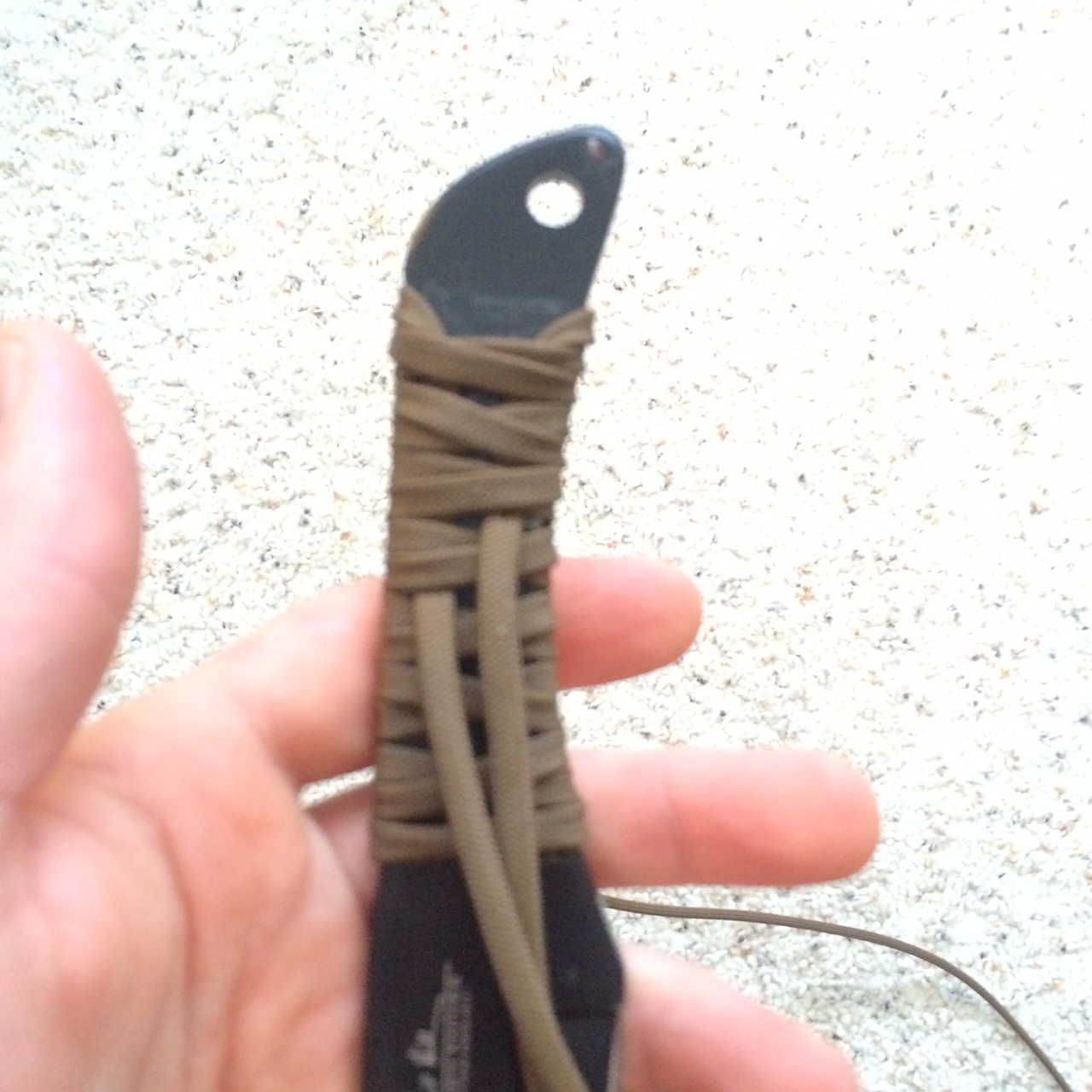 Paracord Knife Handle 4 Steps Instructables