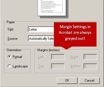 Setting Margins of a Multi-page Letter Sized PDF File of Full Page Images