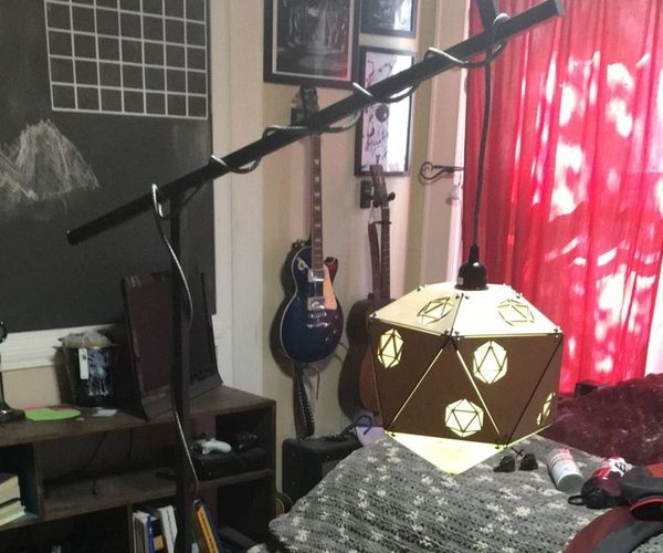 Makin' an Icosahedron Floor Lamp