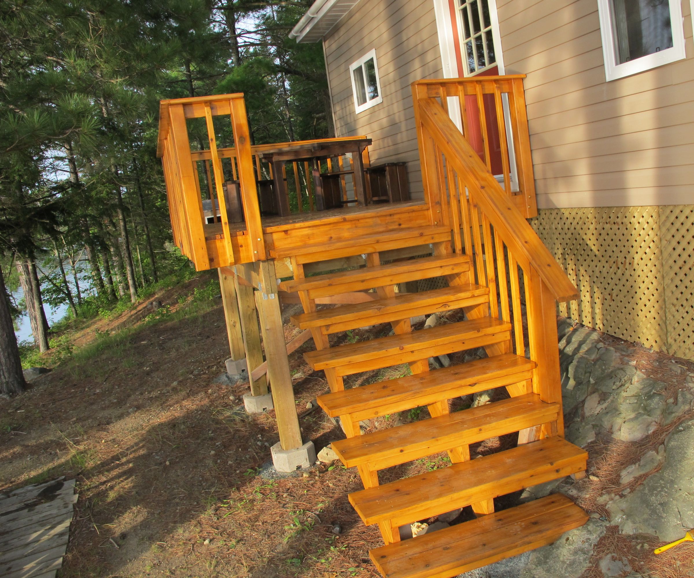 Building a Cedar Deck