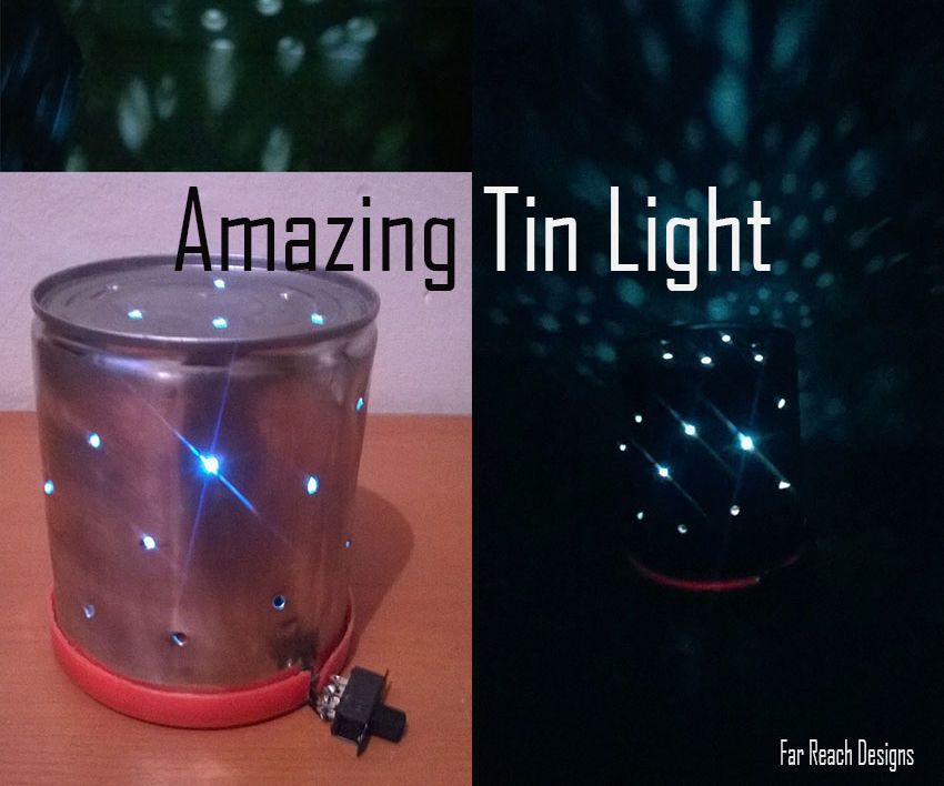 Star Projecting Tin LED Light!!!!!!