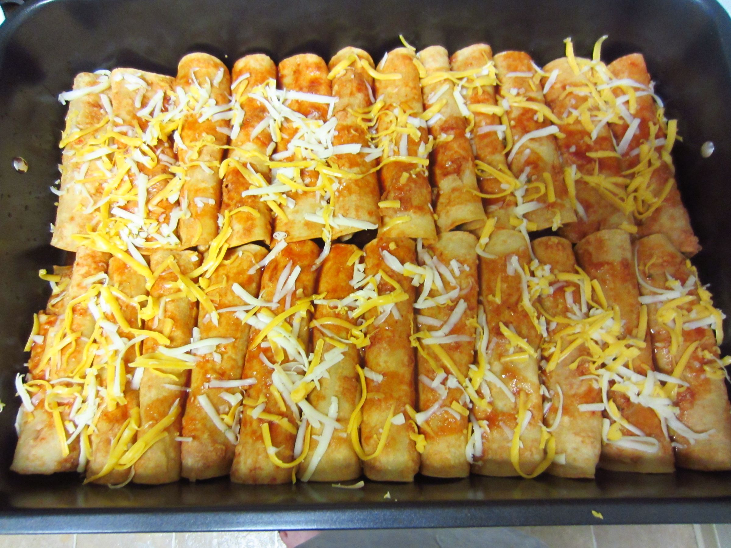 Fajita Chicken Enchiladas 3 Steps Instructables