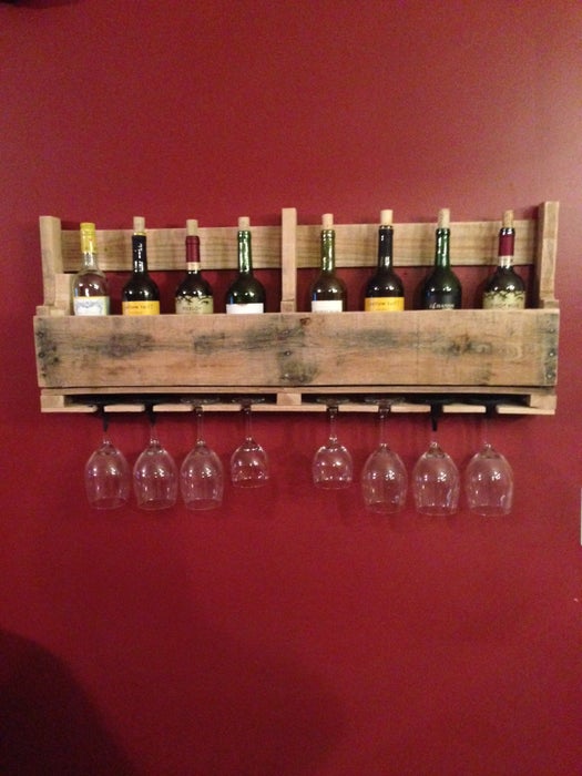 Pallet Wine Rack - Image 1