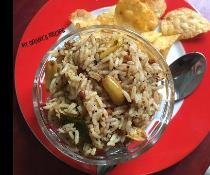 Puliyodharai/Tamarind Rice