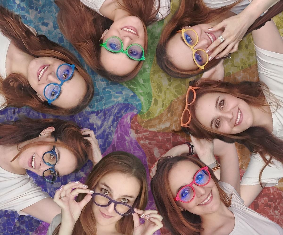 🤓 3d Printed Rainbow Specs 🌈