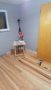 Vapor Barrier and New Floor Boards!
