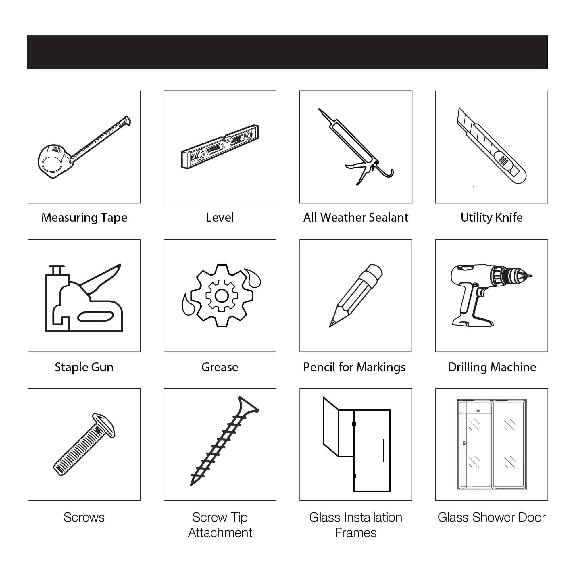 Glass Shower Doors Installation Steps 5 Steps Instructables