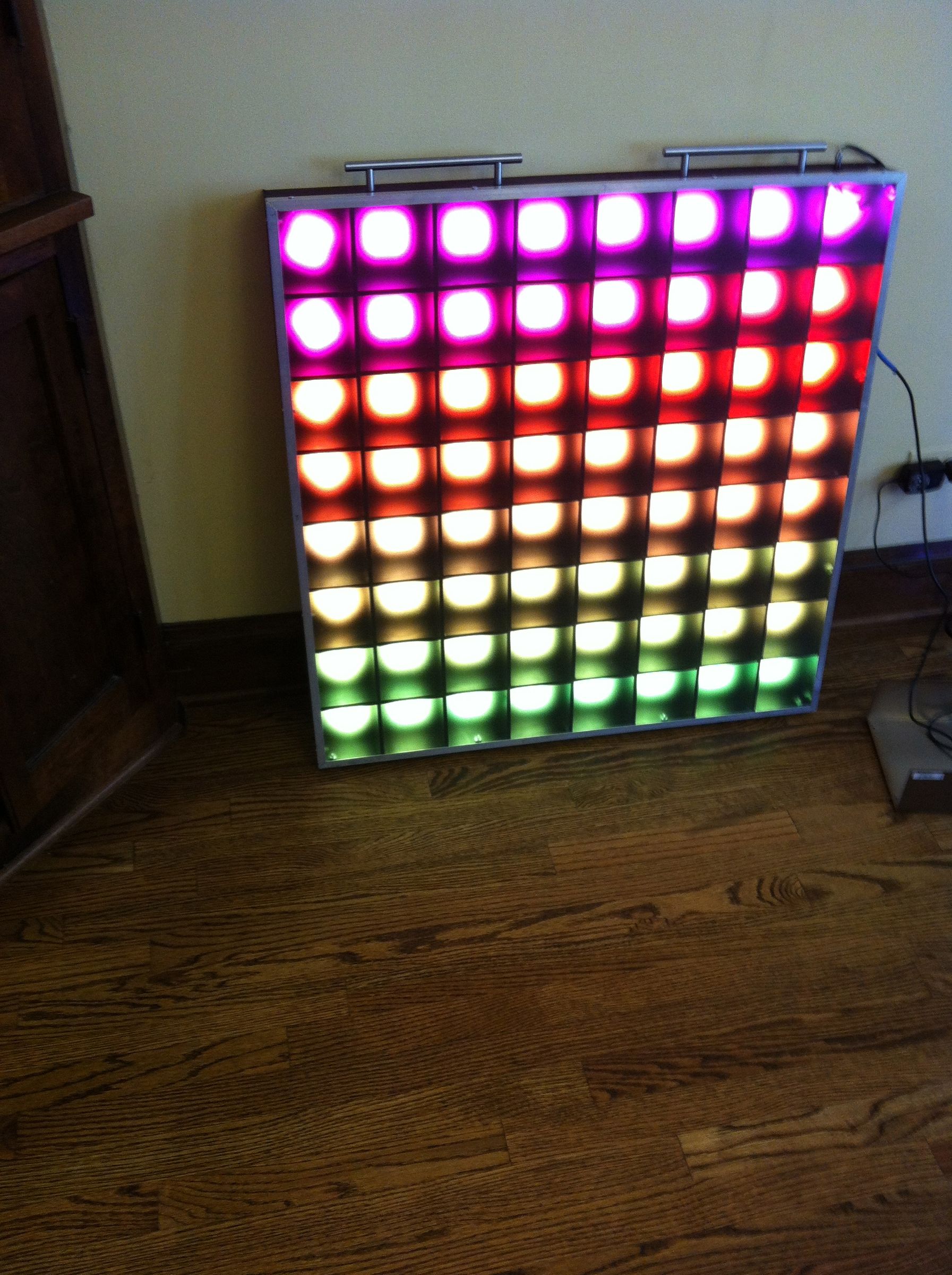 PixelLux- a 64 Pixel RGB LED Video Screen