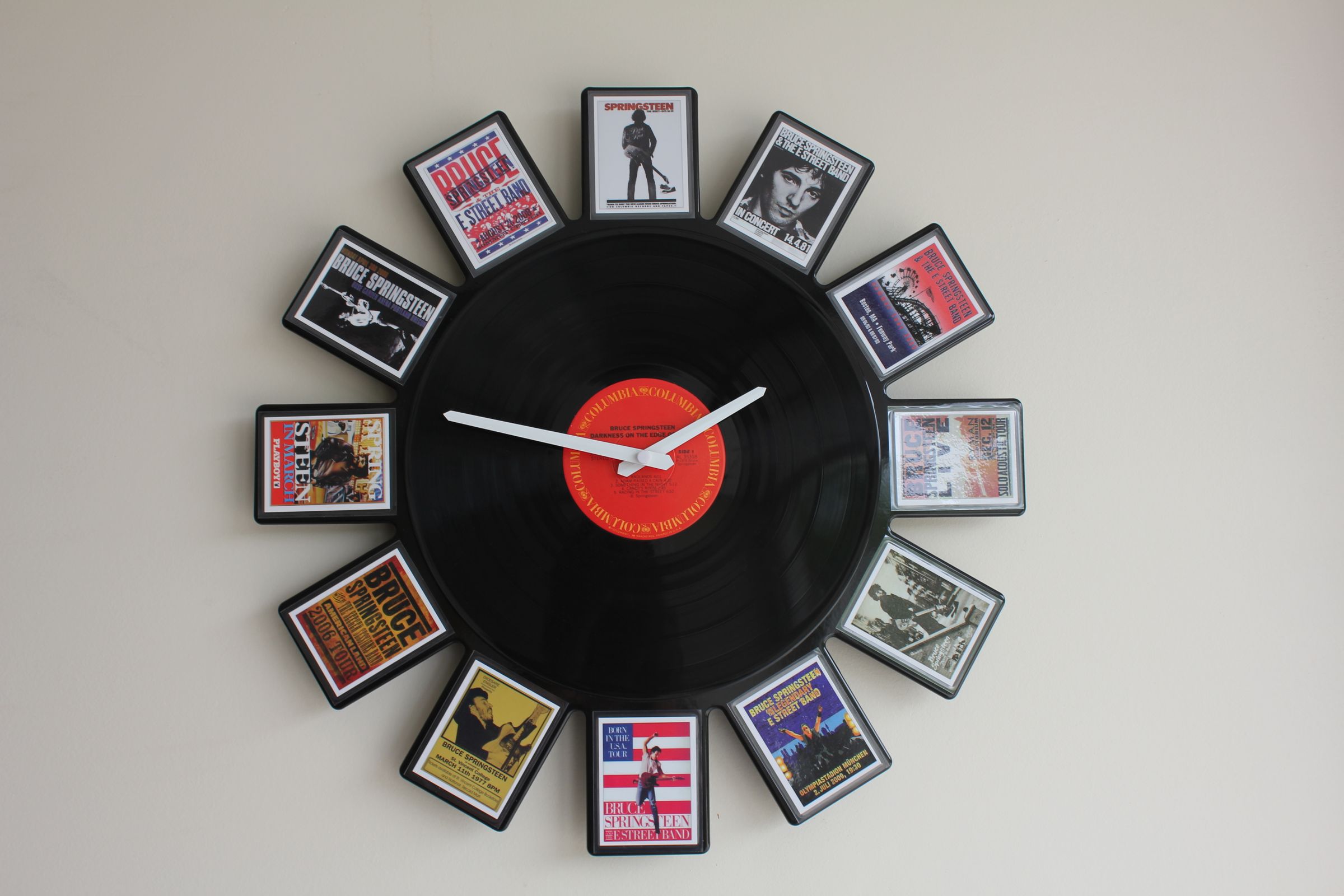 Custom Bruce Springsteen Clock