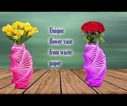 Holder or Vase From Paper