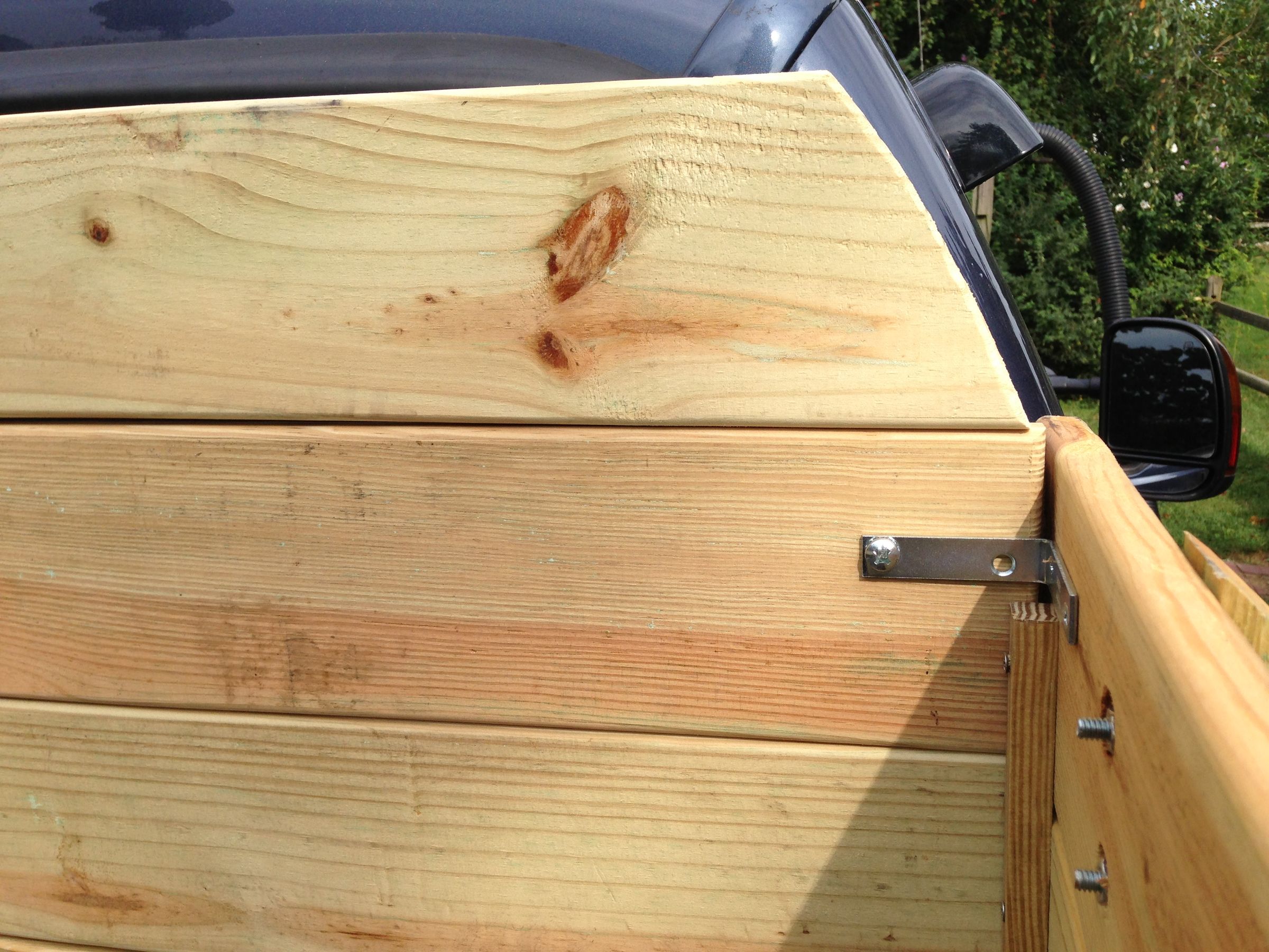 Pickup Truck Sideboards/Stake Sides Ford Super Duty 4 Steps (with