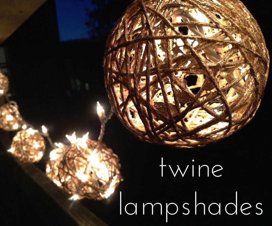 Twine Ball Lamp Shades 5 Steps (with Pictures) Instructables