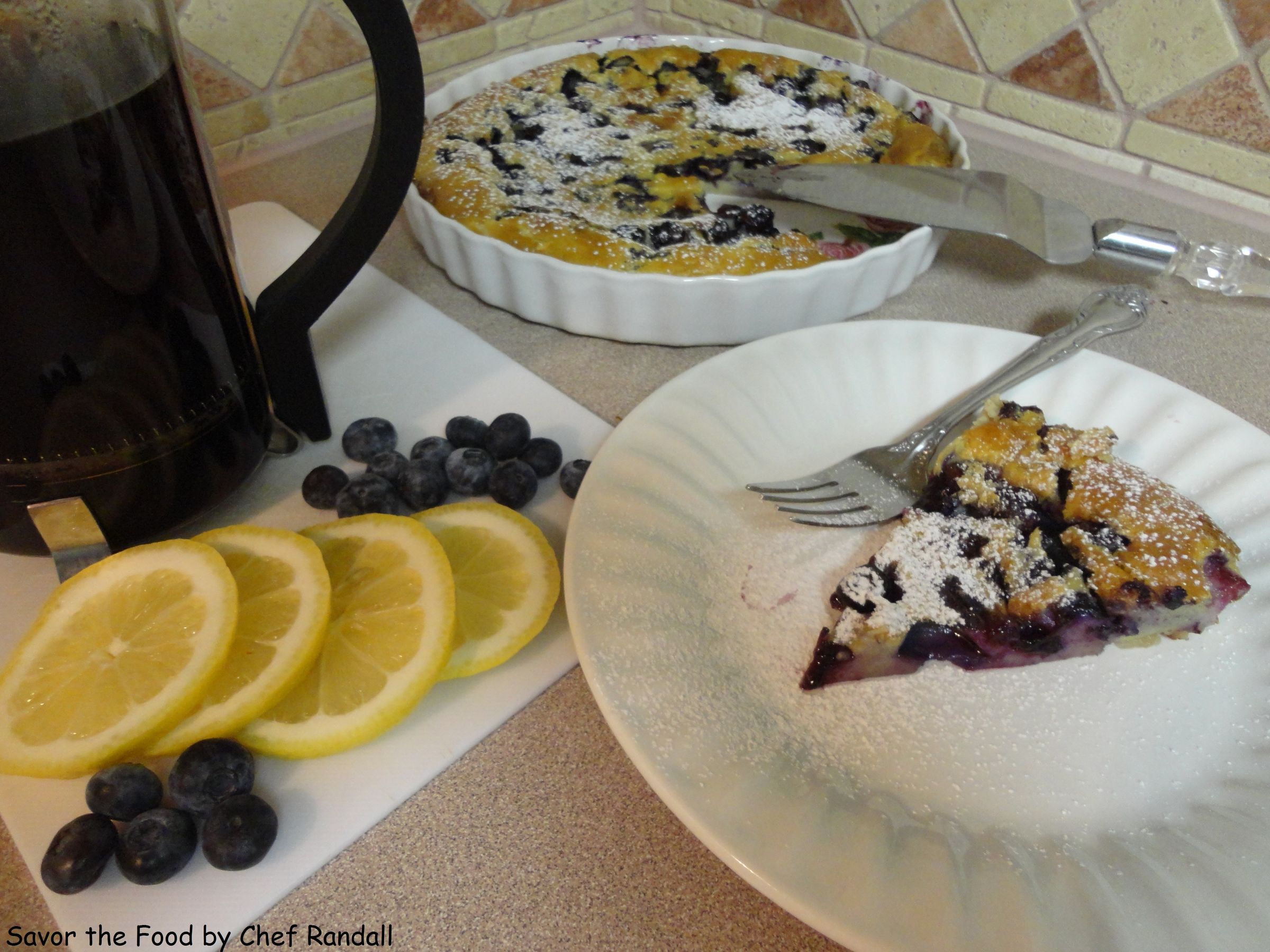 Blueberry Lemon Flognarde