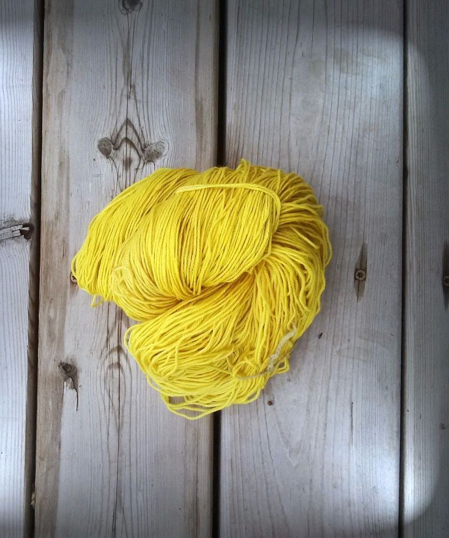 Goldenrod - Natural Dye - Wool Yarn