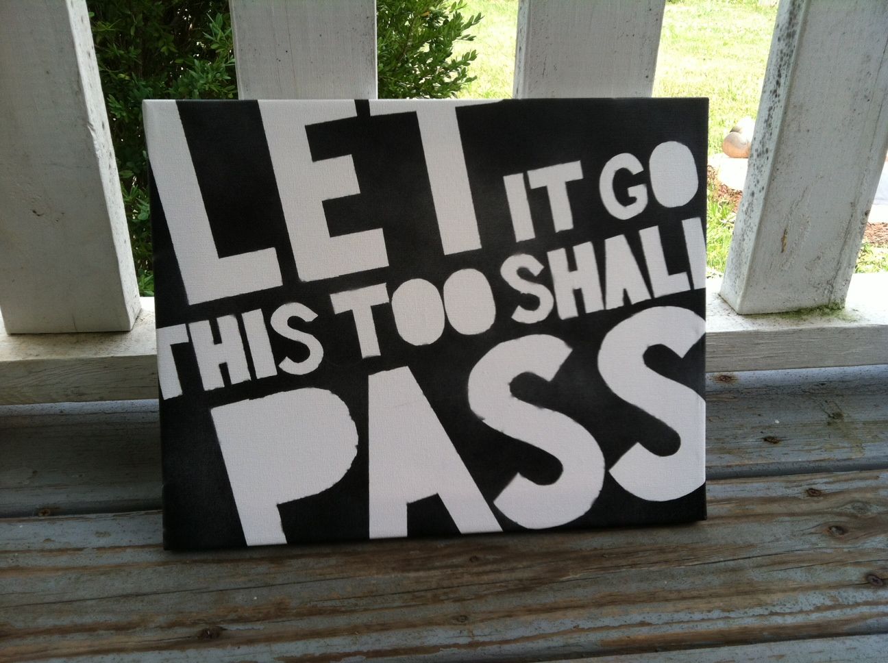 Spray Paint Wall Quotes!