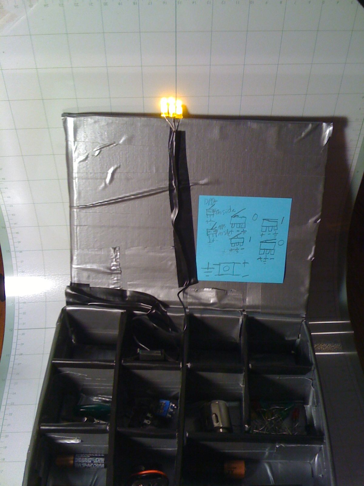 LED Organizer/Book Light
