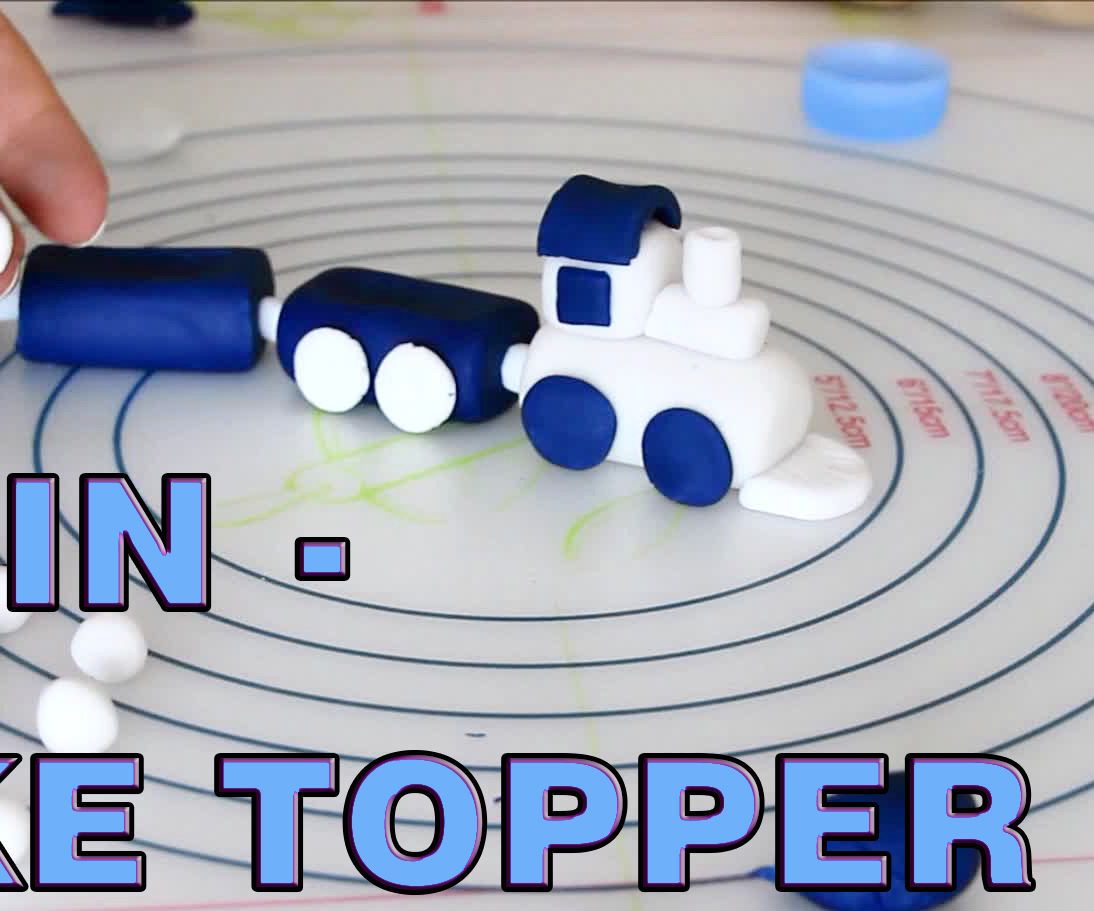 How to Make Sugar Paste Fondant Train Cake Toppers