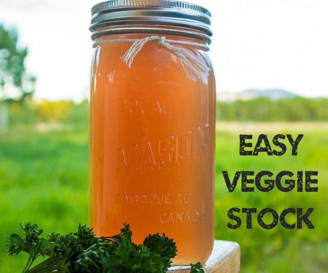 Easy Homemade Vegetable Soup Stock
