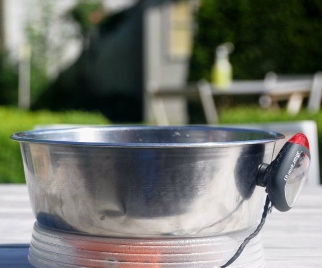 Dog Drinking Bowl Water Level Signalisation for Visually Impaired Persons