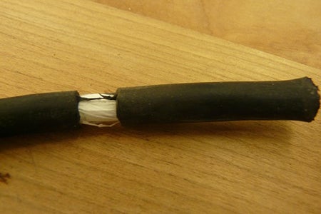 Striping the Main Power Cord