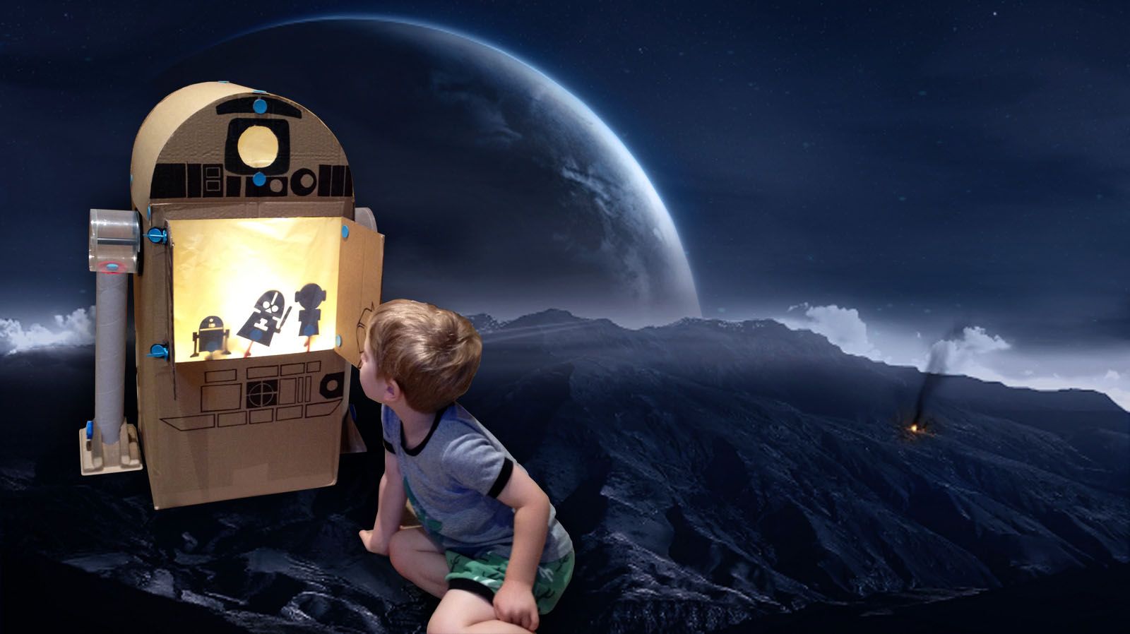 Makedo Shadow Puppet Theatre