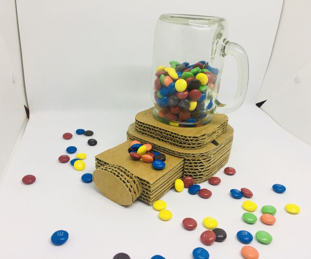 DIY Cardboard Candy Dispenser 4 Steps (with Pictures)
