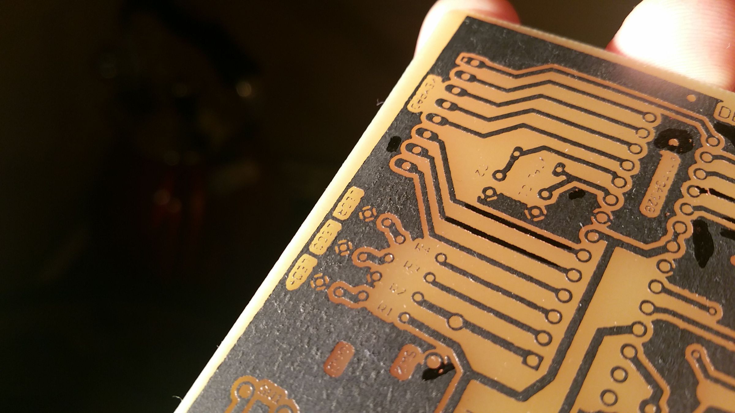 DIY PCB at Home (Vinegar+H2O2+Salt) and Arduino Airsoft Bomb Instructables