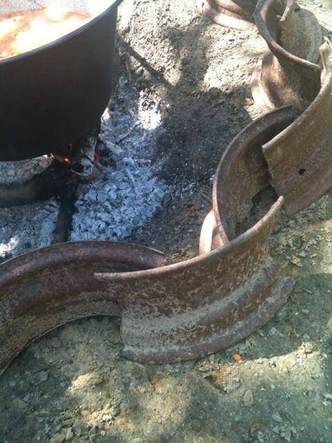 How to Make Camp Fire From Old Car Rims