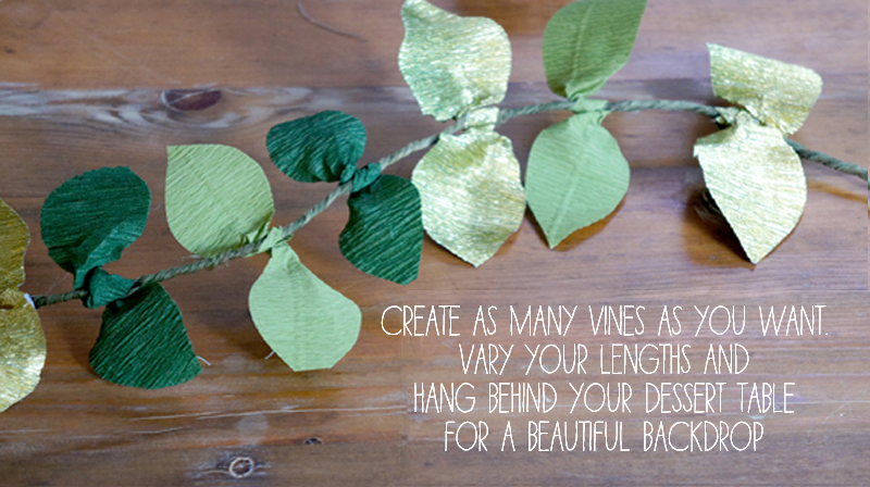 DIY Vine Garland Backdrop