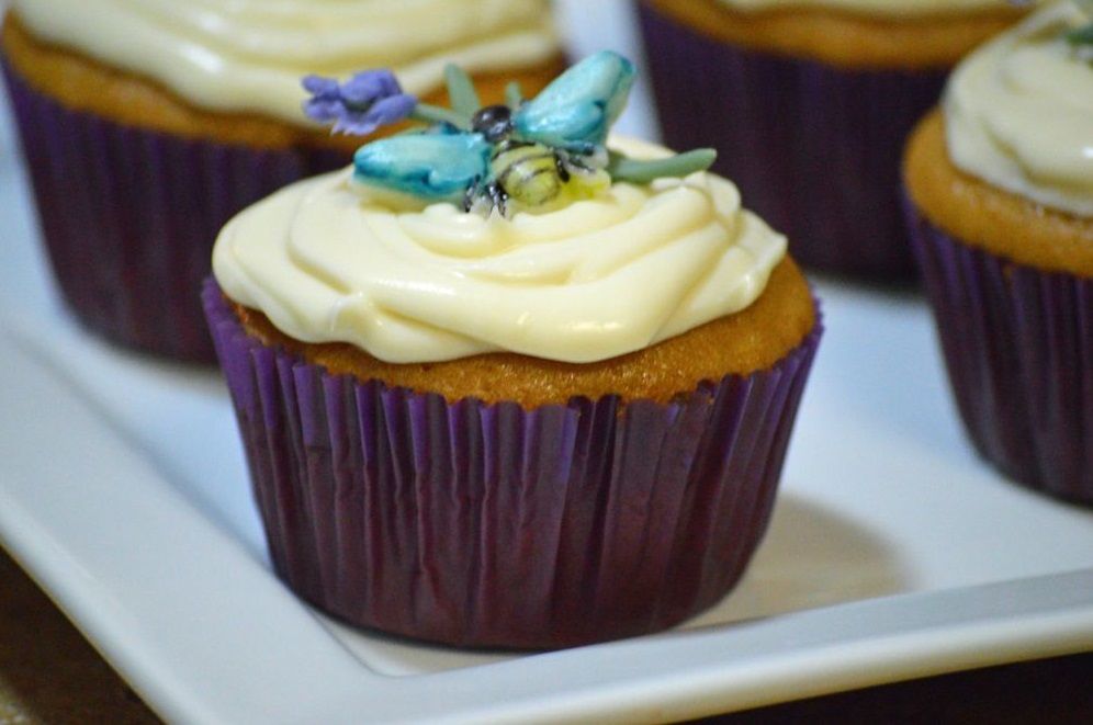 Honey Lavender Cupcakes