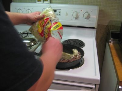 Add in the "noodles" (cabbage)