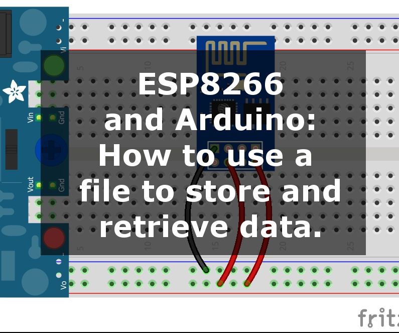 Arduino IDE: How to Store and Retrieve Data From a File.