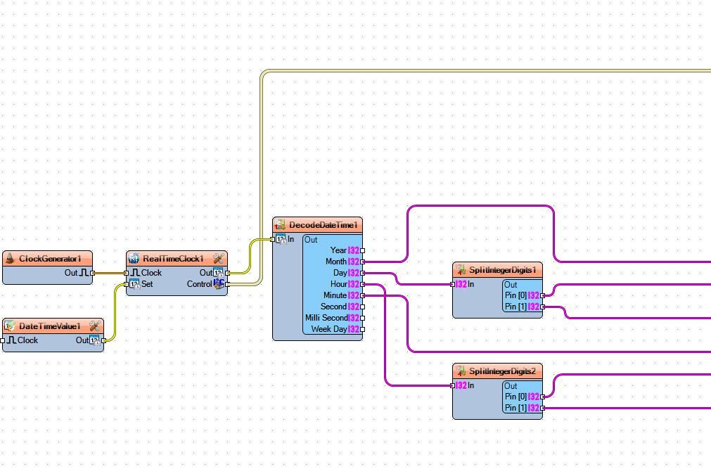 In Visuino Connect Components